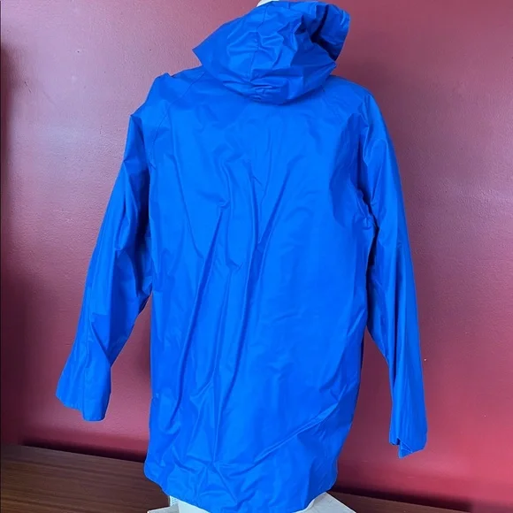 Like new Blue Hooded Misty Harbor rain coat - Picture 9 of 14